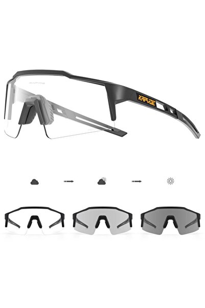 KAPVOE نظارات شمسية لركوب الدراجات للرجال K9023-PH-1L-11، نظارات رياضية خارجية