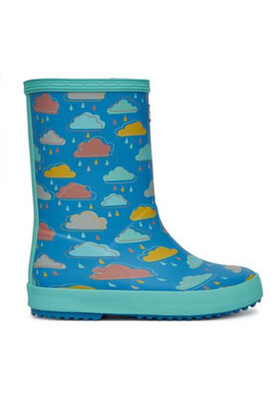 Hunter Ghete Wellington albastre pentru băieți HUNTER-HFRK0009242 BLUE RAINCLOUDS