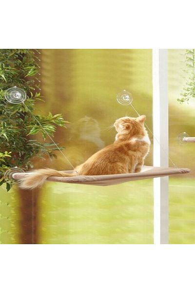 Emperium Cat Bed Hanging on the Glass