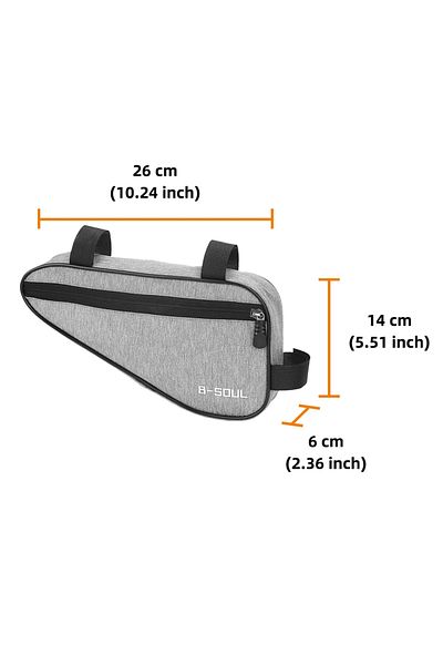 Choice Grey Bike Bag Ultralight Top Front Tube Frame Triangle Bag Mini Size Portable Water Repellent MTB Ro