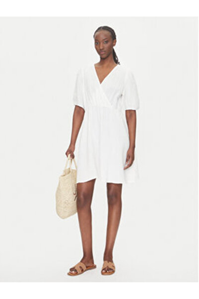 PIECES Women Summer Dress white PIECES-17156475 CLOUD DANCER