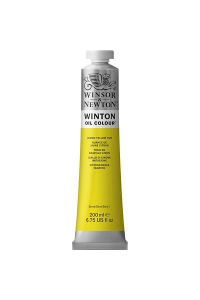 Winsor Newton Winton Color Code # 26 Oil Color Lemon Yellow200.00 ml ( 7.04 oz )