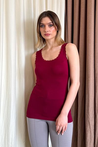 ModaPlaza Women's Lace Tank Top 1399