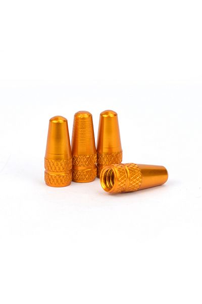 Choice 4pcs Orange 4/8pcs Aluminum Alloy Bicycle Tire FV Valve Cap MTB Road Bike Covered Protector Road MTB