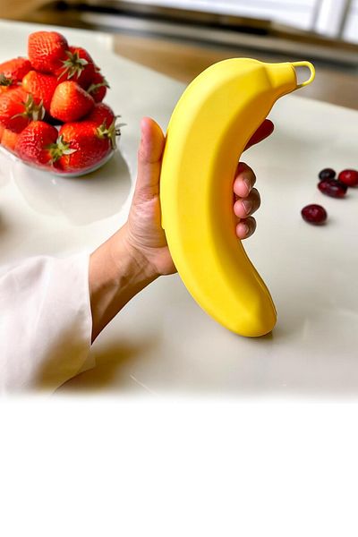 Beatitude Banana Storage Container Odorless Banana Case Sourdried Fruit Snack Biscuit Protector Food Organizer