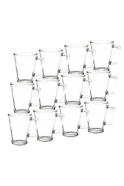 Dania 200ml clear and pure heat-resistant glass tea cup set