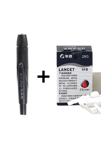 Choice Accu-Chek Softclix Lancing Device And 50's Blood Collection Lancets