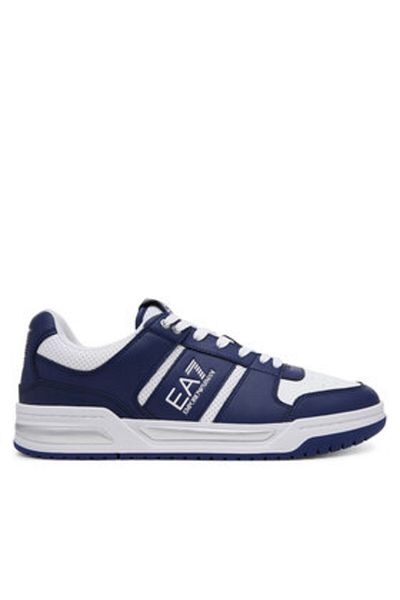 EA7 Emporio Armani Teniși albaștri pentru bărbați EA7 EMPORIO ARMANI-X8X234 XK422 U458 MEDIEVAL BLU+WHITE