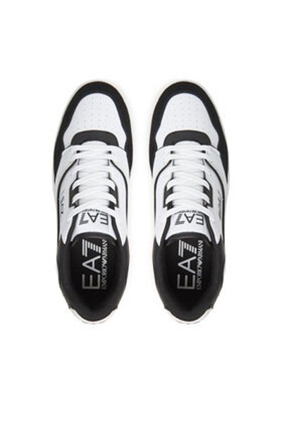 EA7 Emporio Armani Men's Sneakers white EA7 EMPORIO ARMANI-X8X187 XK402 C695 OPT.WHITE+BLACK