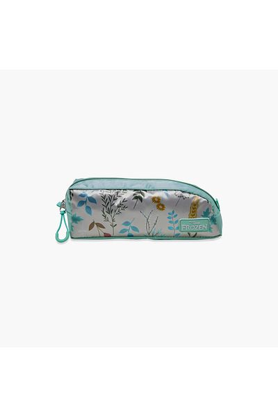 Disney Frozen Print Pencil Case with Zip Closure