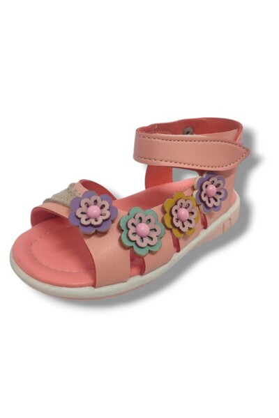 ŞİRİNGENÇ Şirinbebe 1649-20 Ανατομικά 4 Λουλούδια με στάμπα για κορίτσια Σανδ...