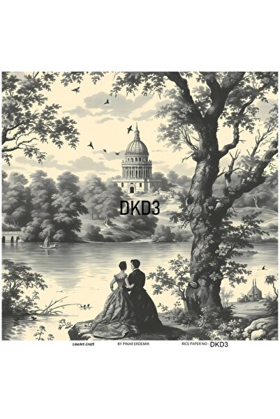 LİNEART Pirinç Dekopaj Kağıdı No:DKD3- 90x90cm