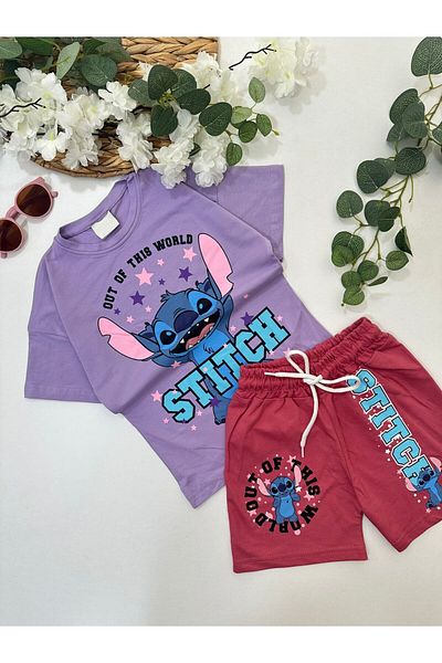 ChibuumKids GIRL'S SHORTS SET