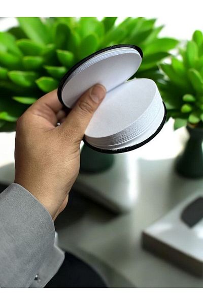 EyER Shoping Oreoo Biscuit Shaped Scented Round Notebook Brown