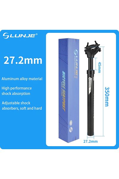 Choice 27.2x350mm Black Ultralight Aluminum Alloy MTB Suspension Seatpost Tube Bicycle SeatPost 27.2/30.9/3