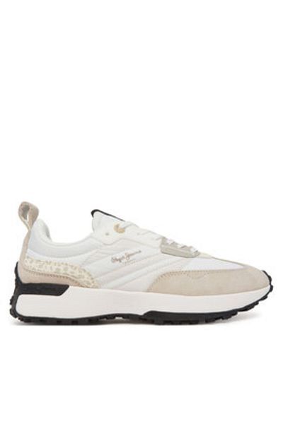 Pepe Jeans Teniși de damă albi PEPE JEANS-PLS60005 800WHITE