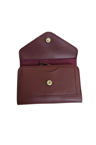 Gloria Gloria Modex Women's Snap Closure Coin Zipper Multi-Compartment Women's Wallet Accessory