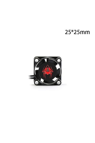 Choice 25x25 25/30/40/50mm RC Fan 5-12V DC 16380RPM Heat Sink High Wind Rapid Cooling Futaba Plug 30/60/120