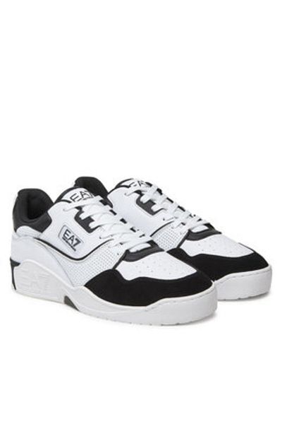 EA7 Emporio Armani Men's Sneakers white EA7 EMPORIO ARMANI-X8X187 XK402 C695 OPT.WHITE+BLACK