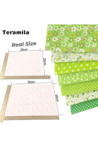 Choice 30cm x 30cm pwbz-299-7pc Teramila 7 or 8 Pcs/Set 30x30cm/25x25cm Sewing Cloth Telas Patchwork Quilt