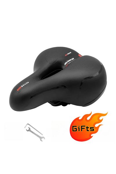 Choice Black Damping Hollow Breathable Bicycle Saddle Men Women MTB Road Bike Saddle Shock Absorbing Comfor