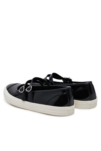 Converse Women's Ballerinas black CONVERSE-A13654C BLACK/SILVER/EGRET