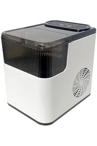 MACON ASHLGQB Countertop Ice Maker, One-Click Operation Ice Machine, with Self-Cleaning, 12kg/24H, Removab