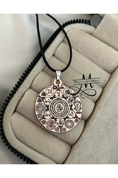 MerveninYaziAtolyesi Reinforced Protection Armor-Copper Necklace