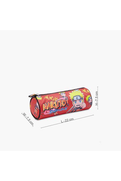 TV TOKYO TV Tokyo Naruto Print Pencil Pouch with Zip Closure