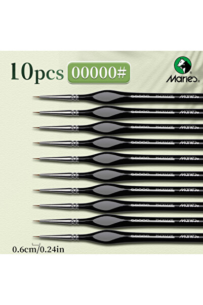 choice2 10pcs 10/12/15pcs 00000 Marie's Miniature Paint Brushes, Detail Paint...