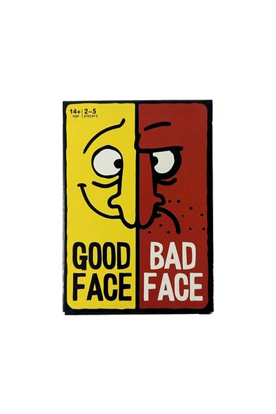 Choice Good Face Bad Face Good Face Bad Face Card Game Hilarious Party Travel Game for Family