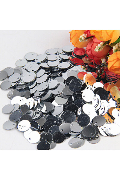 Choice18 ترتر فضي لامع 15 مم 20 غرام، بأحجام 10 مم، 15 مم، 20 مم، 25 مم، كبير...