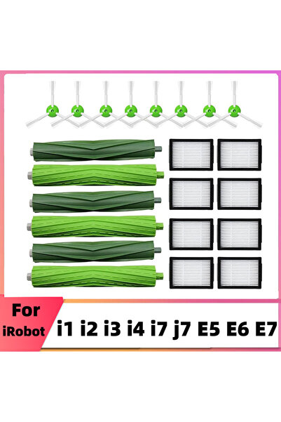Choice قطع غيار فرشاة جانبية لفلتر HEPA لـ iRobot Roomba E I J Series E5 E6 i...