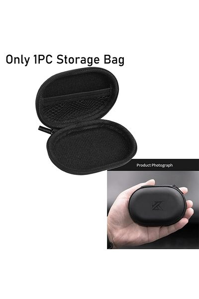 Choice 101x71x40mm Earphone Case Portable Mini Zipper Headphone Bag Storage Box EVA Anti-Pressure Headset D