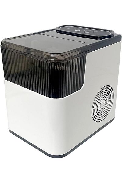 MACON ASHLGQB Countertop Ice Maker, One-Click Operation Ice Machine, with Self-Cleaning, 12kg/24H, Removab