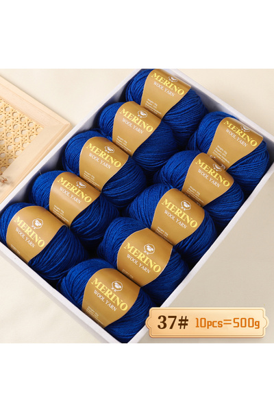 Choice 37 أزرق ملكي 500 جرام من غزل صوف الألبكة متوسط ​​النعومة 212 عالي الجو...