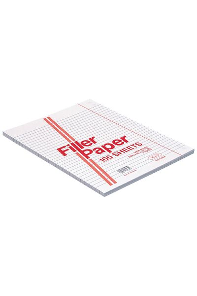 Roco Filler Loose-leaf Refill Paper – Ruled Binder Paper for School & Office Use