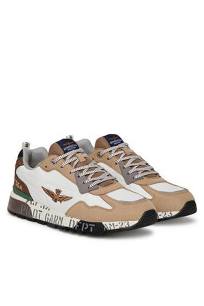 Aeronautica Militare Men's Sneakers white AERONAUTICA MILITARE-251SC276CT3332 94656 OFF WHITE/ ROOT