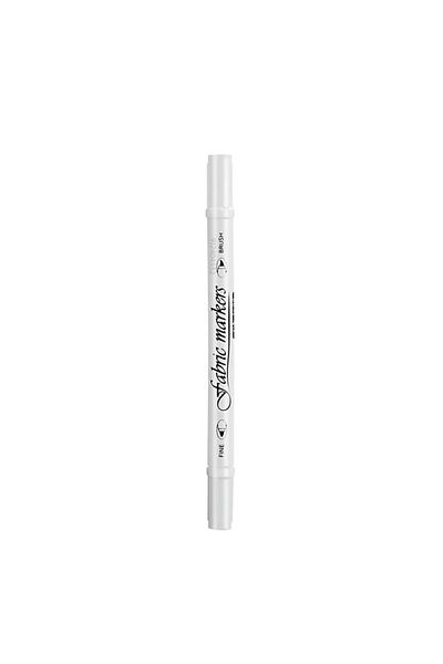 Choice 1 piece 1/3/5pcs Waterproof Double Tip White Paint Marker Pens,Fabric Shoe Clothes DIY Art Graffiti