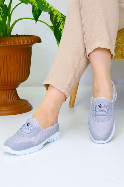 Weynes Women's Gray Mesh Daily Comfortable Sports Shoes Wsb4070