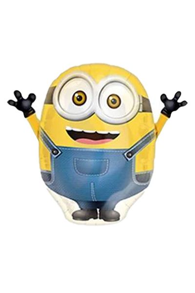 Miniso Other 1pcs Cartoon Minion Theme 18inch Foil Balloons Minion Shape Foil Balloon Children Birthday Par