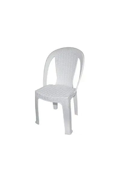 rexa Plastic Stacking Chair – Weatherproof Armless Indoor / Outdoor Seat