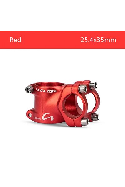 Choice Red 25.4x35mm MTB Stem 31.8/25.4mmx35mm Mountain Bike Power Short Stem Support Road Mountain Bike Br