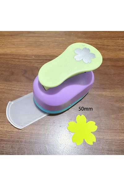 Choice 50mm DIY Cherry blossom Punch Kids Scrapbook Paper Puncher Paper Cutter 8-50mm Punch Scrapbooking Pu