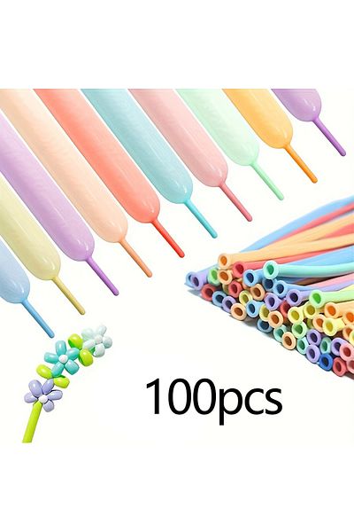 Choice Other 100PCs 60/100 Pieces 260Q Macaron Colorful Long Balloons Animal-Shaped Balloons Suitable for B