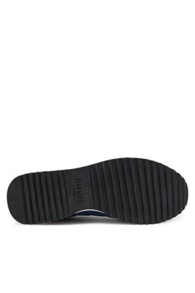 BLAUER Men's Sneakers white BLAUER-S5QUEENS01/MES NVY/ROY NAVY/ROYAL