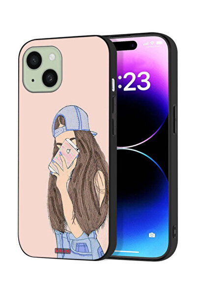 Tolwak غطاء حماية لجهاز Apple iPhone 15 لالتقاط صور سيلفي