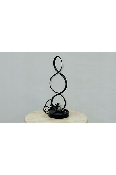 DEC10 Black LED lamp in various shapes