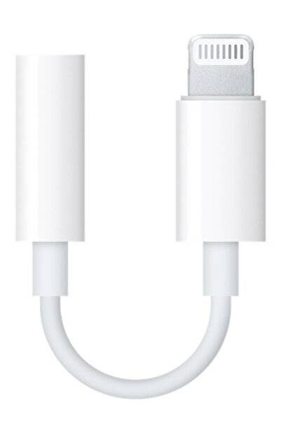 Apple Adaptor Apple MMX62ZM/A, Lightning Jack 3.5 mm (Alb)
