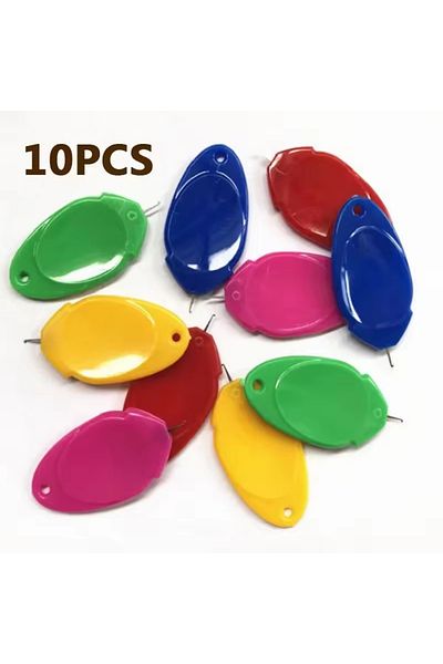 Choice 10pcs/lot DIY Threader Elderly Guide Needle Easy Device Automatic Thread Sewing Tools Handmade Se...